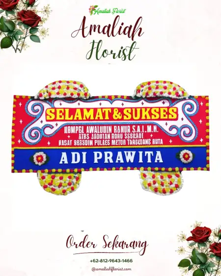 Papan Bunga Ucapan Selamat Karangsetra